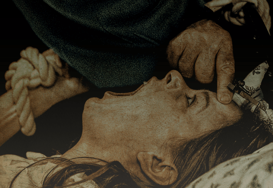 Parte do pôster do filme "O Ritual"