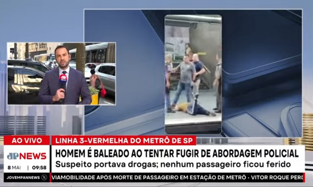 Homem baleado