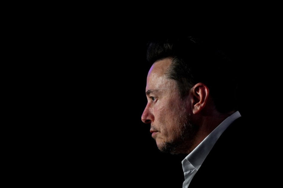 Elon Musk, participa de um simpósio sobre "Antissemitismo Online" durante a conferência da Associação Judaica Europeia em Cracóvia, em 22 de janeiro de 2024