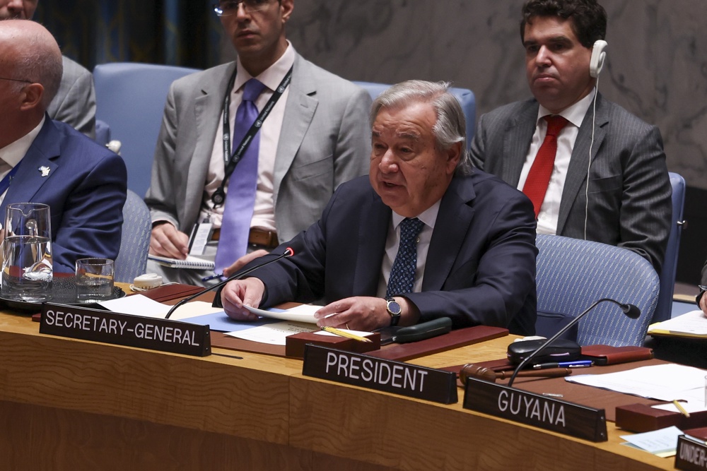 Secretário-geral da ONU alerta para risco de escalada global da guerra entre Israel e Irã e pede ‘chance à paz’