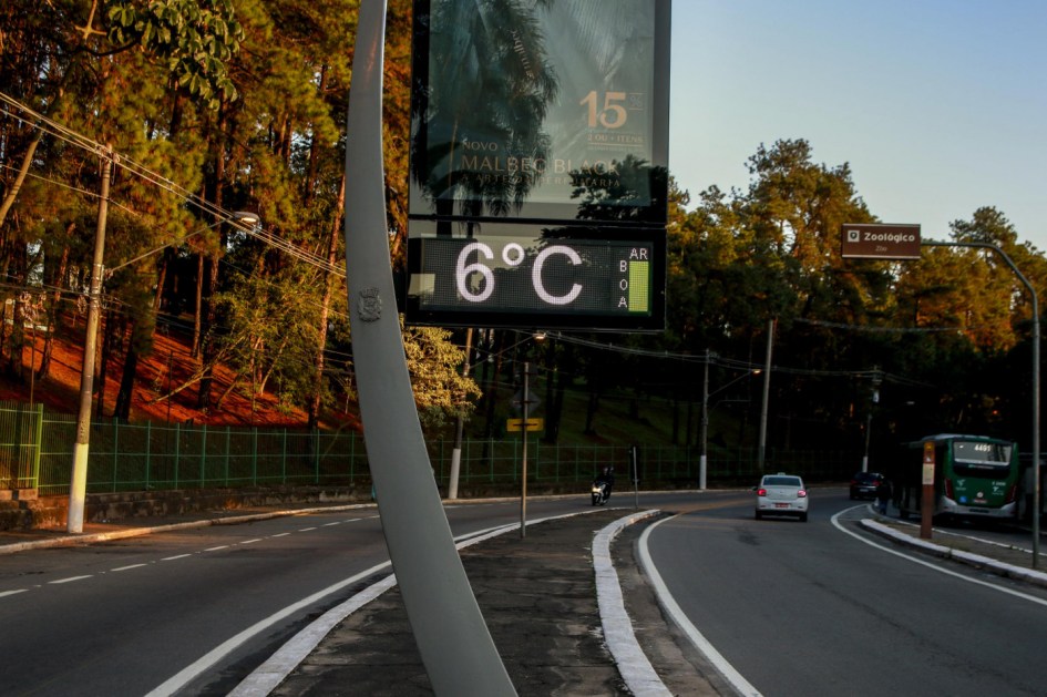 Final de semana de frio em São Paulo
