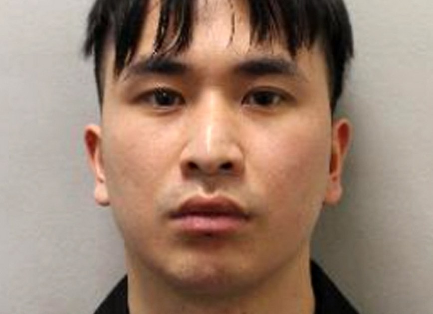Foto de arquivo sem data divulgada pela Polícia Metropolitana de Londres em 6 de junho de 2025 mostra a imagem de custódia de Zhenhao Zou
