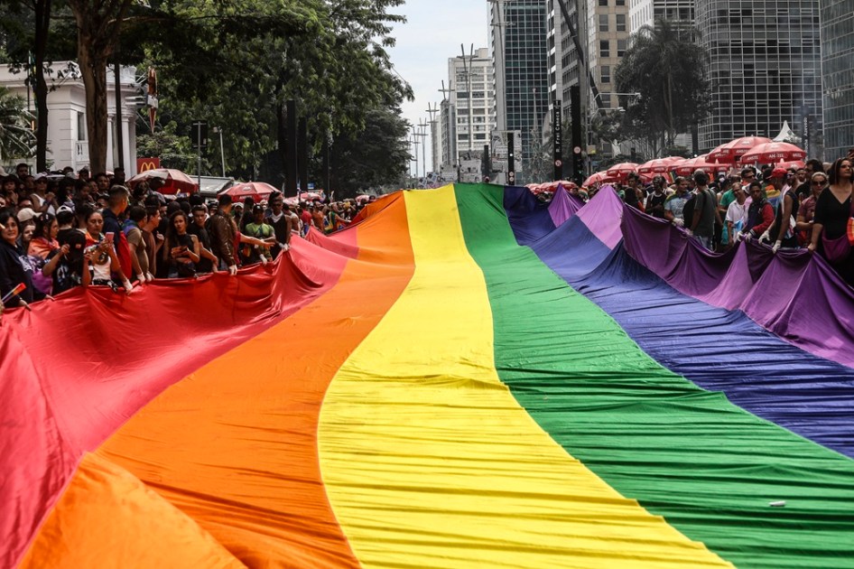 Parada LGBT+ na Avenida Paulista