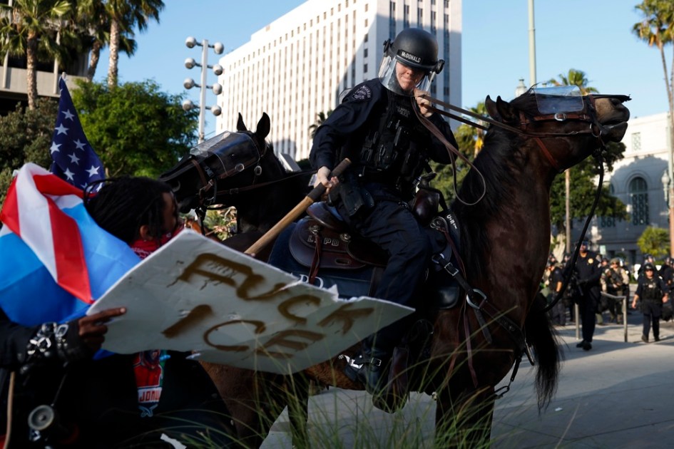 Protesto contra Trump