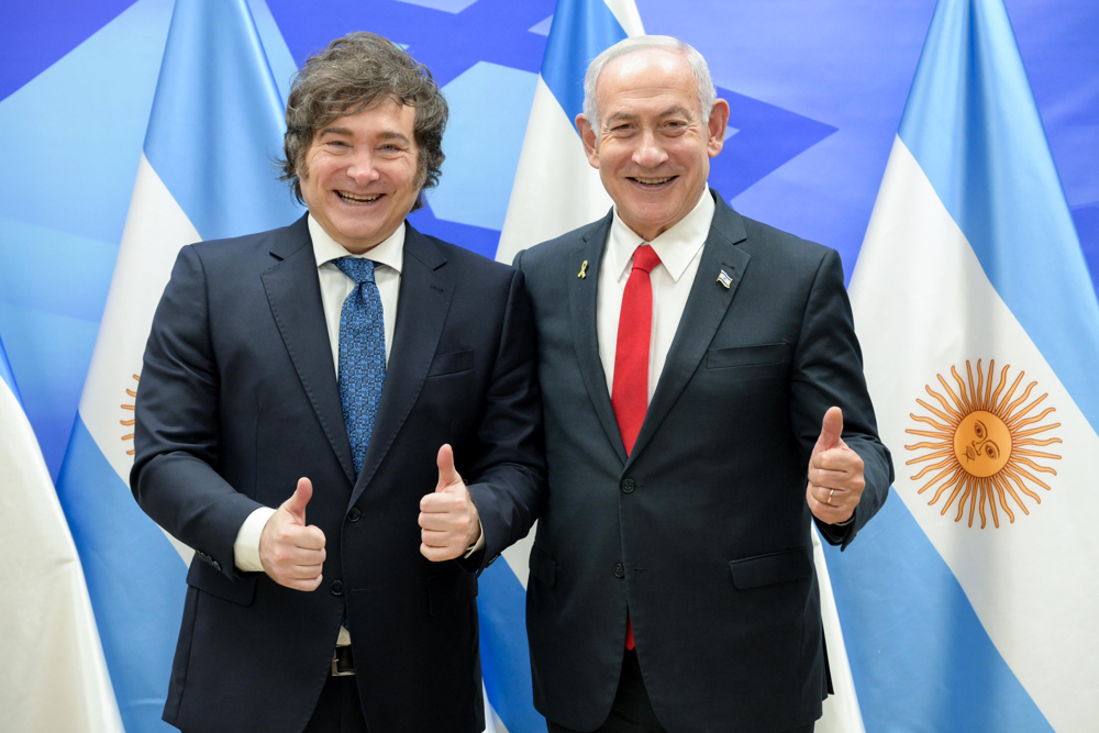 Netanyahu se reúne com Milei e exalta presidente argentino: ‘Verdadeiro amigo de Israel’