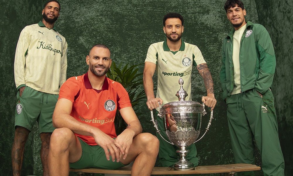 Elenco Palmeiras camisa nova