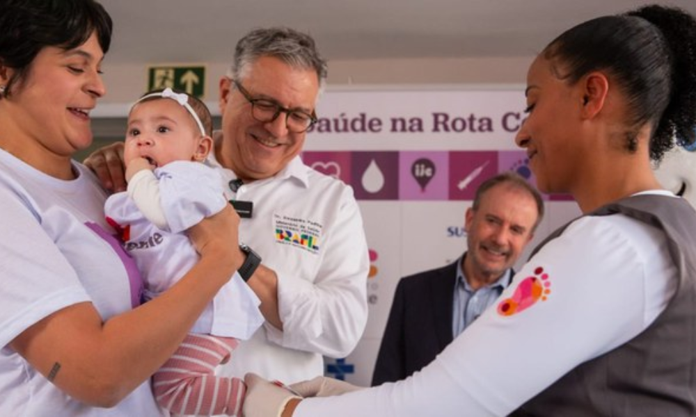 ministro da Saúde, Alexandre Padilha, anuncia, nesta quinta-feira (26/6), em São Paulo, uma série de ações para ampliar o Programa Nacional de Triagem Neonatal (PNTN), incluindo investimentos adicionais de R$ 30 milhões, com ações para a redução do tempo de espera pelo resultado dos exames, popularmente conhecido como Teste do Pezinho.