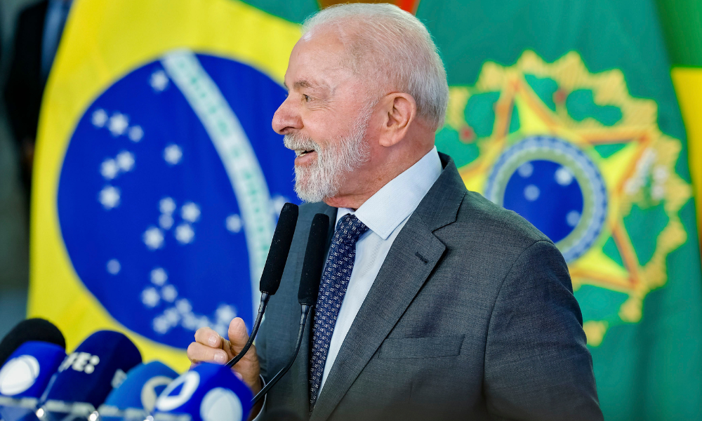 Presidente da República, Luiz Inácio Lula da Silva durante coletiva de imprensa. Palácio do Planalto, Brasília - DF. Foto: Ricardo Stuckert / PR