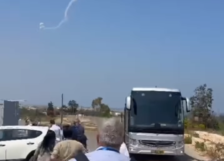 Vídeo publicado por Luana Rocha, primeira-dama de Rondônia, mostra comitiva brasileira em Israel surpreendida por mísseis lançados pelo exército iraniano