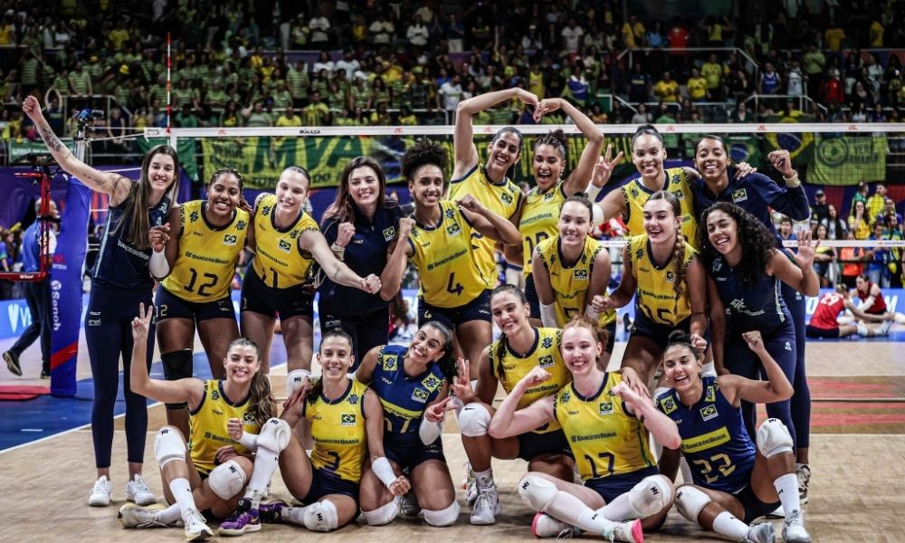 Invicto, Brasil enfrenta campeãs olímpicas na Liga das Nações de Vôlei
