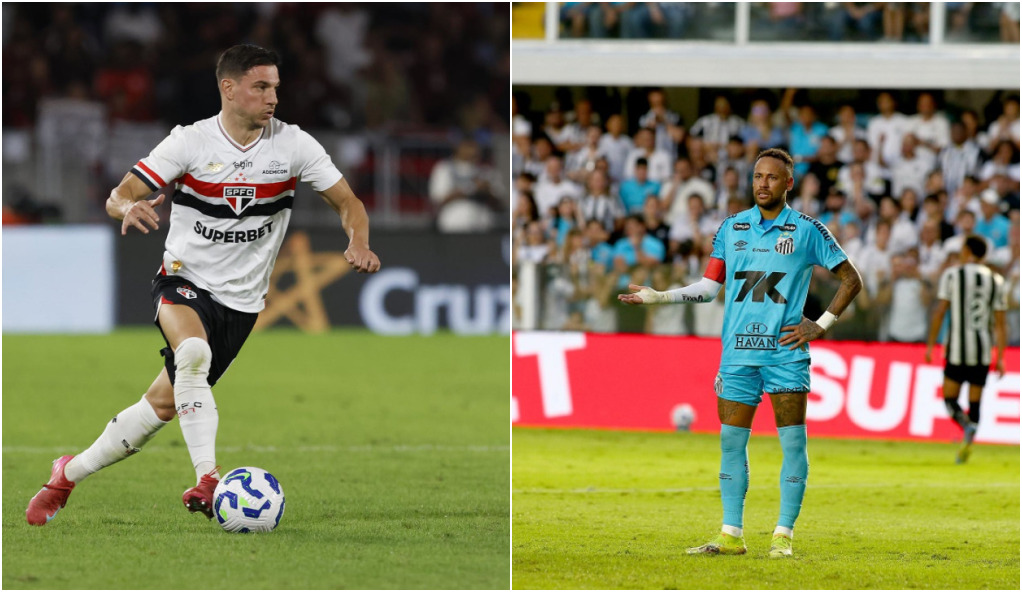 Monagem Santos x São Paulo