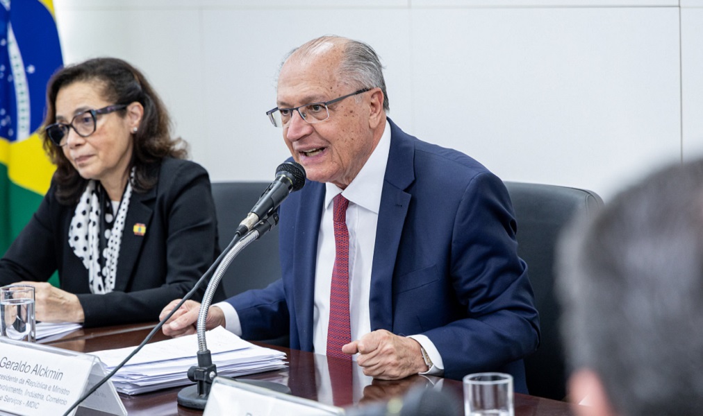 Vice-Presidente da República e Ministro Geraldo Alckmin durante a Reunião com setor do Agro, no MDIC, em Brasília-DF.