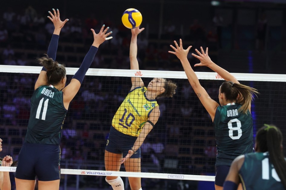 Brasil e Italia volei feminino