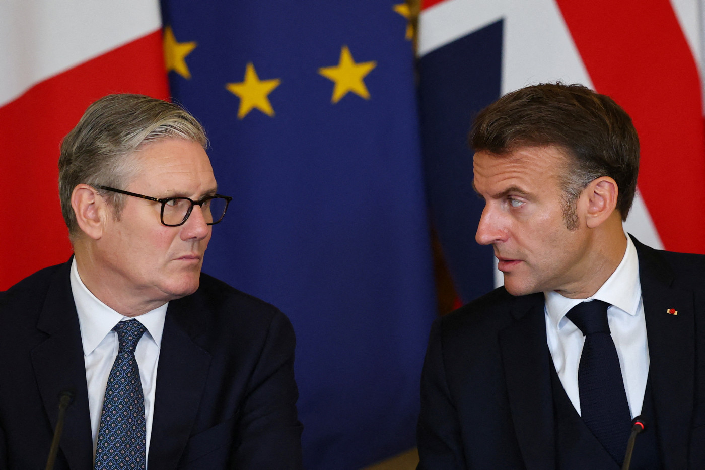 Macron pede que França e Reino Unido reconheçam juntos a Palestina
