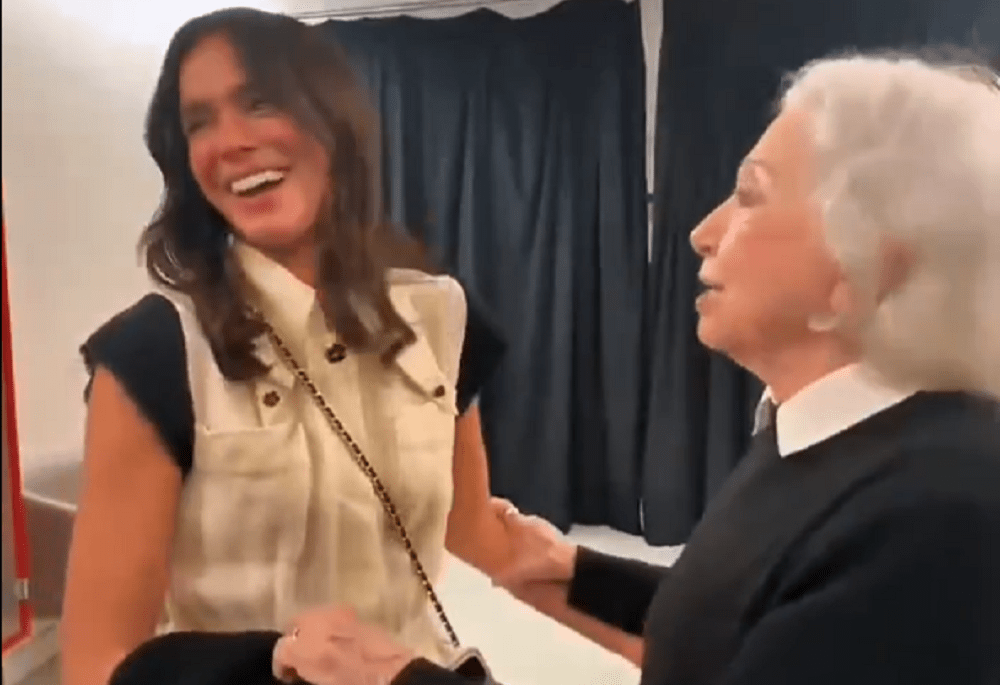 Bruna Marquezine se emociona com elogio de Fernanda Montenegro