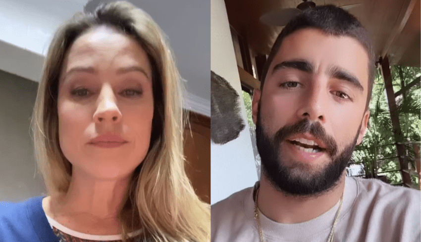 Montagem com Luana Piovani e Pedro Scooby