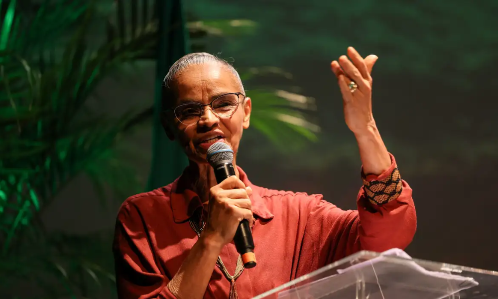 A ministra do Meio Ambiente e Mudança do Clima, Marina Silva,