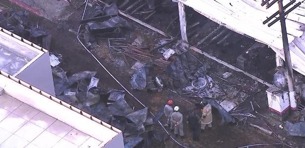 incêndio flamengo ninho do urubu