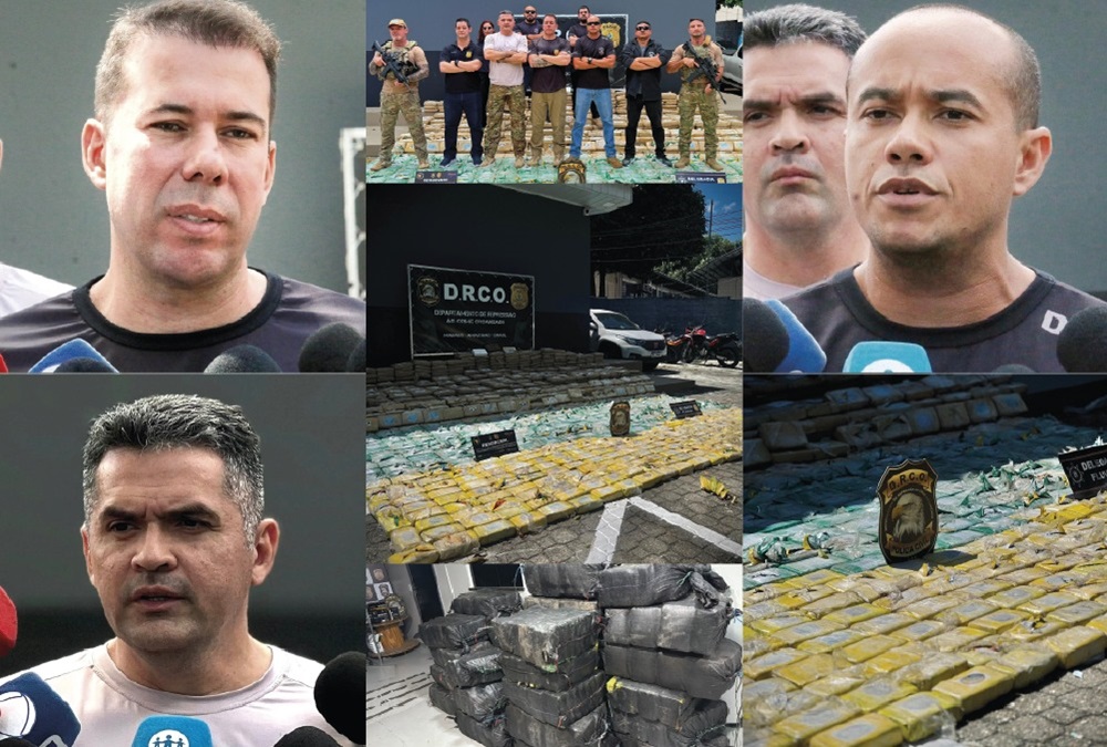Polícia Civil do Amazonas apreende 1,5 tonelada de drogas no Rio Solimões