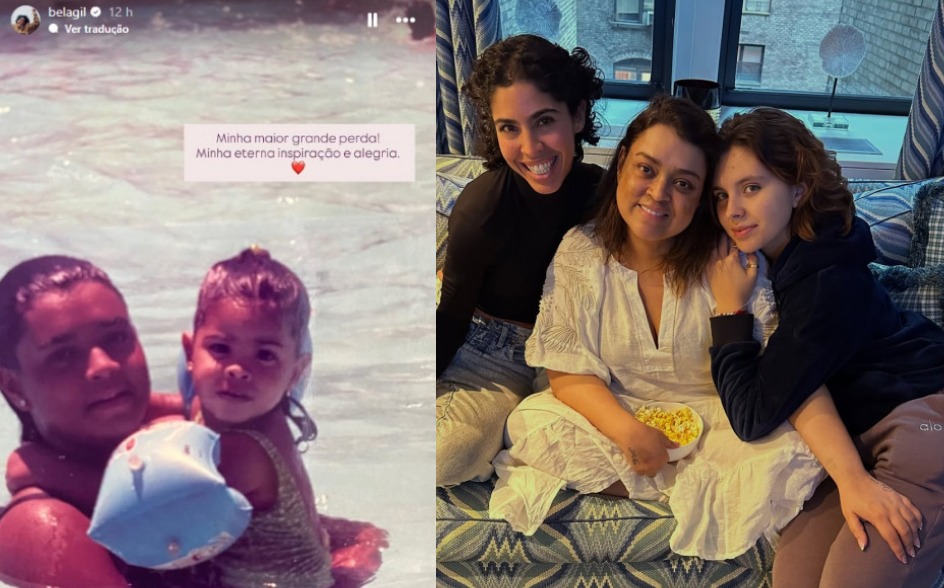 Bela Gil se emociona ao homenagear a irmã Preta Gil em programa