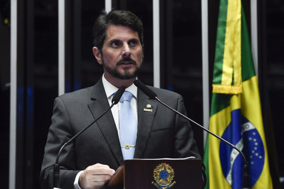 Marcos do Val, do Podemos, no plenário do Senado