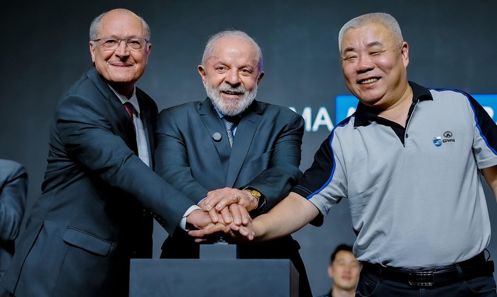 Lula durante a inauguração da GWM