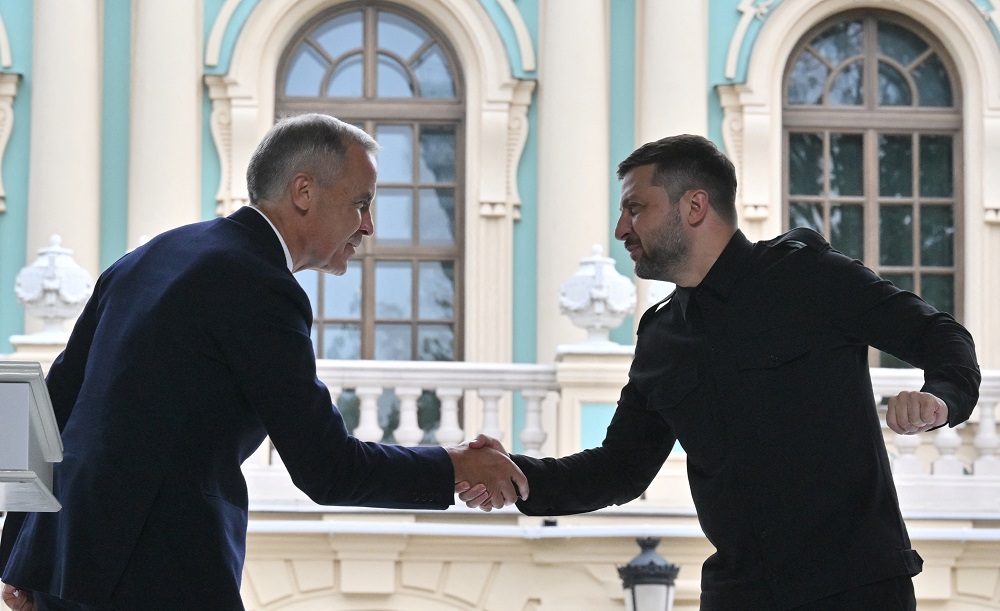 Volodymyr Zelensky e Mark Carney