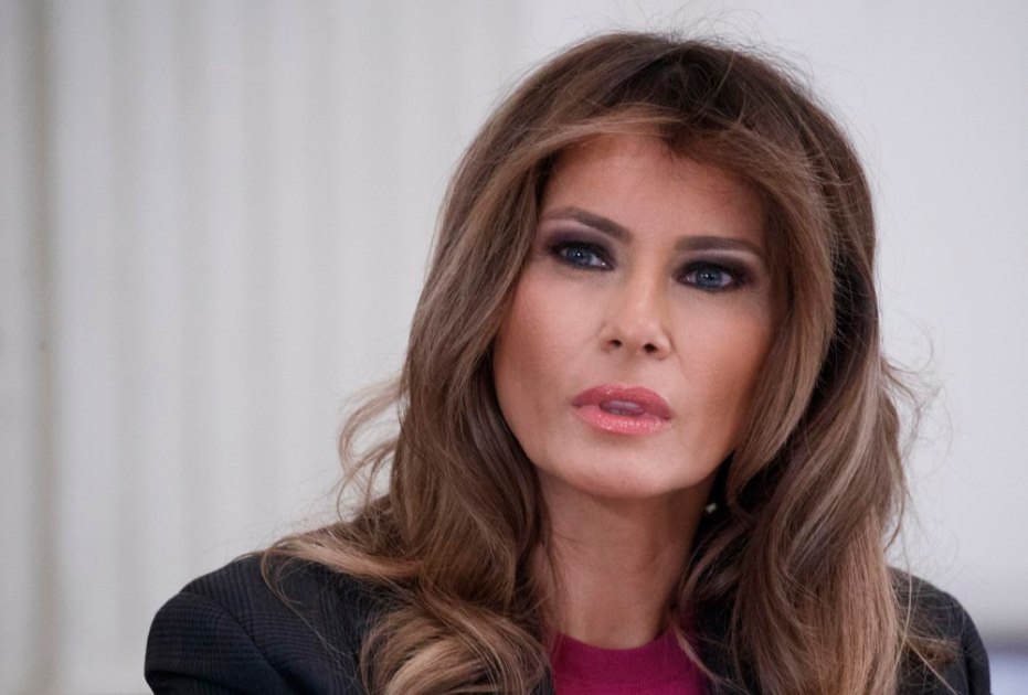Fotografia de arquivo da ex-primeira-dama americana, Melania Trump