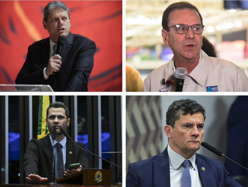Pesquisa aponta cenários estaduais para 2026 com Tarcísio, Paes, Cleitinho e Moro na dianteira