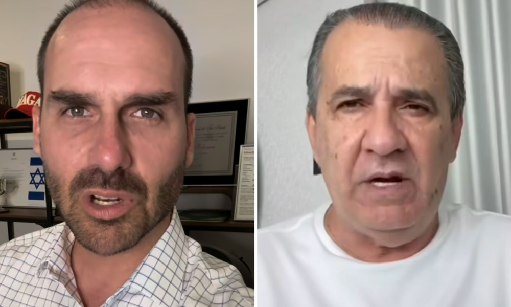 Eduardo Bolsonaro e Silas Malafaia - Crédito: Reprodução/Instagram