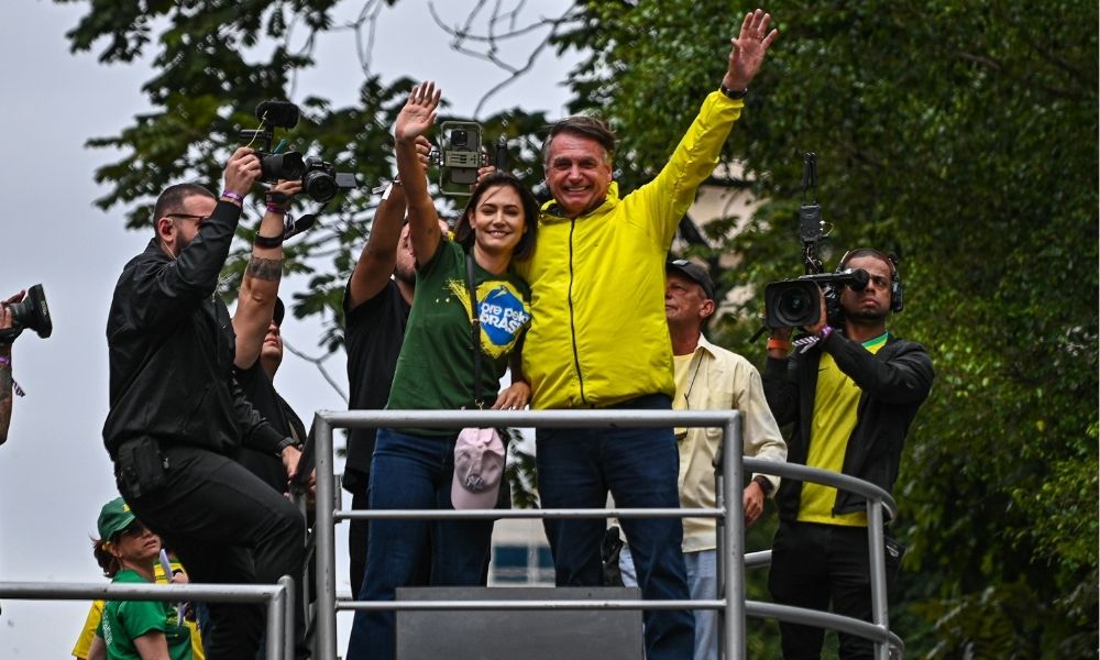 michelle bolsonaro e jair bolsonaro