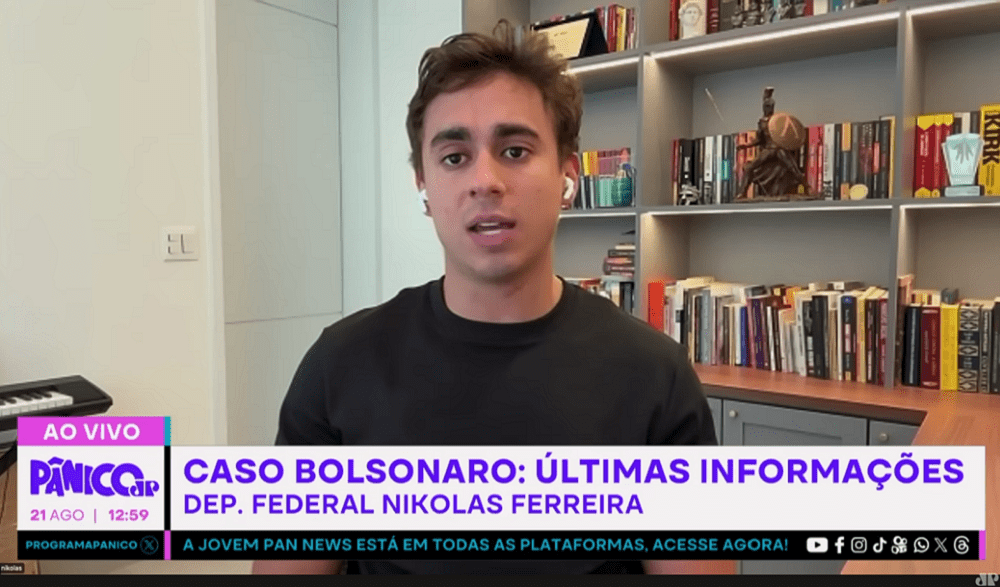 Nikolas Ferreira questiona vazamentos da PF e desafia: ‘Queria ver conversa do Lula com ministros’