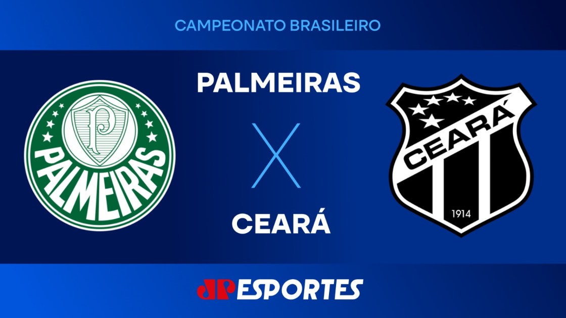 Palmeiras e Ceará se enfrentam pela 19ª rodada do Campeonato Brasileiro