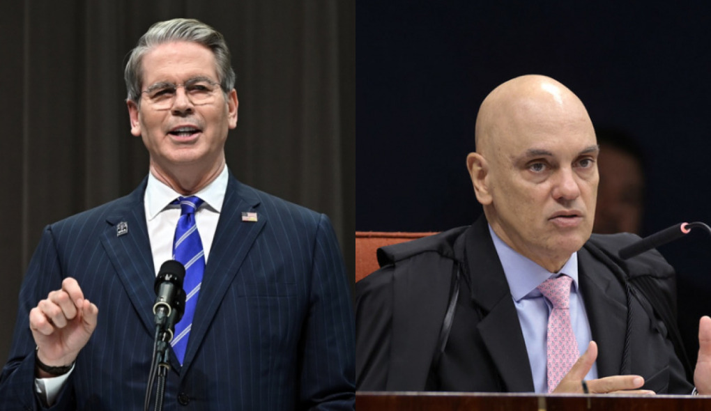 Scott Bessent disse que o governo norte-americano 'continuará a mirar indivíduos que fornecem apoio material a Alexandre de Moraes'