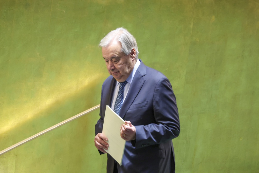 Solução de dois Estados precisa ser debatida para conflito em Gaza, defende Guterres 