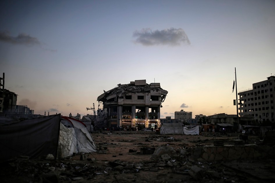 Bairro destruído de Al Remal, na Cidade de Gaza