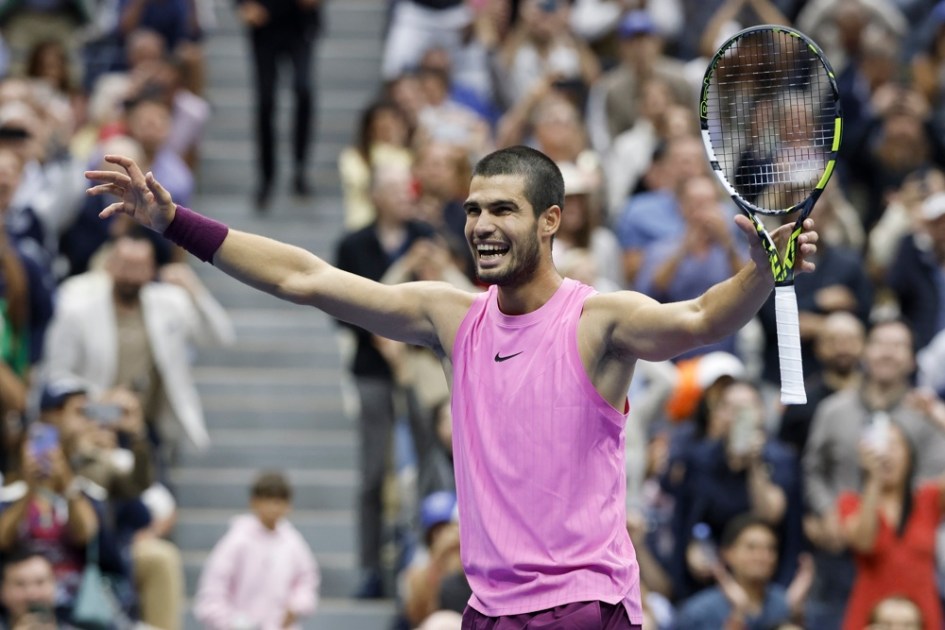 Carlos Alcaraz derrota Jannik Sinner por 3 sets a 1 na decisão do US Open