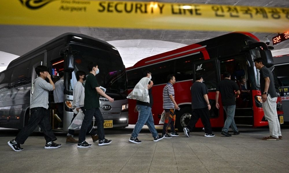 coreia do sul deportados