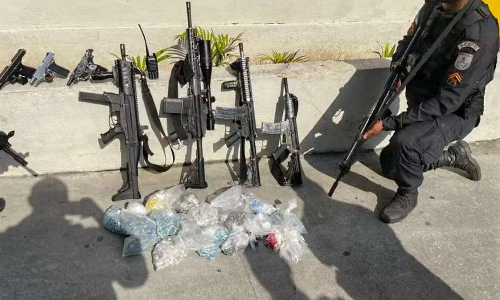 PM apreendeu 500 fuzis este ano em ações contra o crime organizado