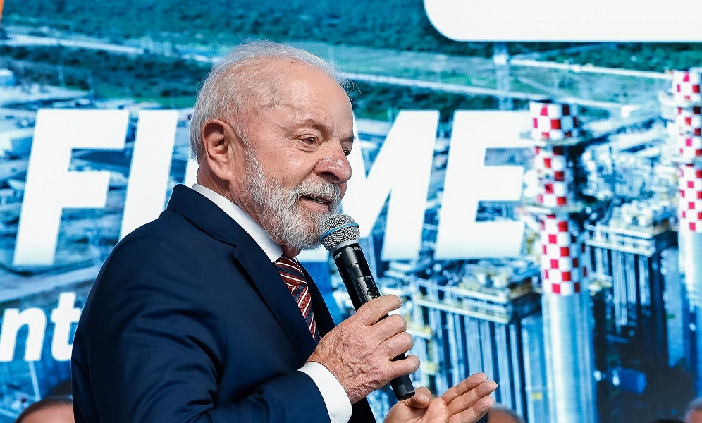 Lula participa da cerimônia de Inauguração da Usina Termelétrica GNA II, no Porto do Açu