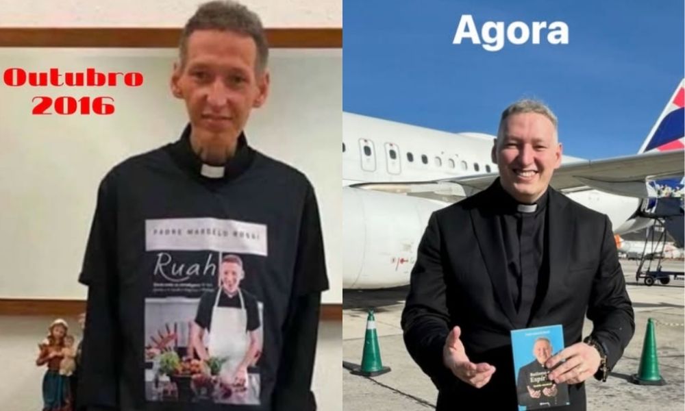 Padre Marcelo Rossi compartilha transformação corporal focada em saúde e bem-estar: ‘Corpo, mente e espírito’