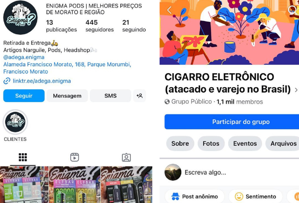 Além de bebidas com metanol, crime organizado expande negócios com ‘vapes’