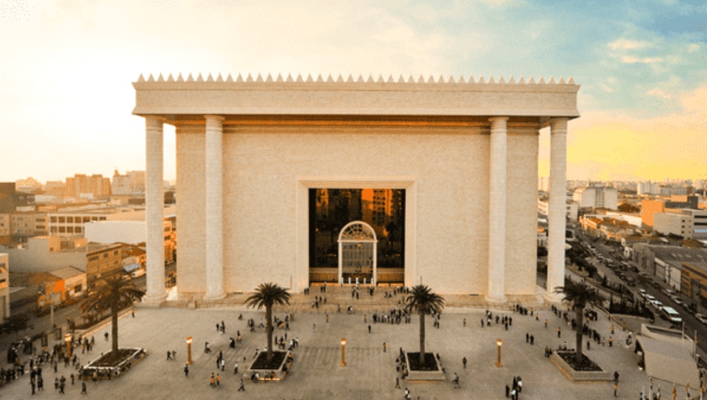 Templo de Salomão, principal sede da Igreja Universal, que fica no Brás, na cidade de São Paulo