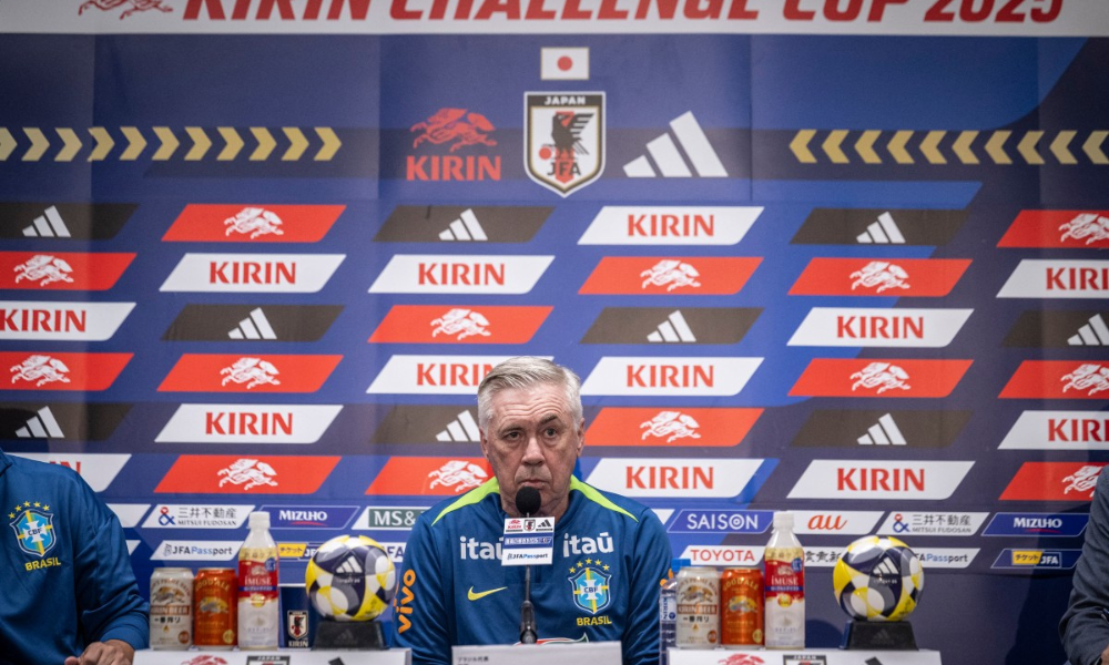 Ancelotti projeta definir elenco da Copa em março e cita Neymar: ‘Joga em qualquer equipe’