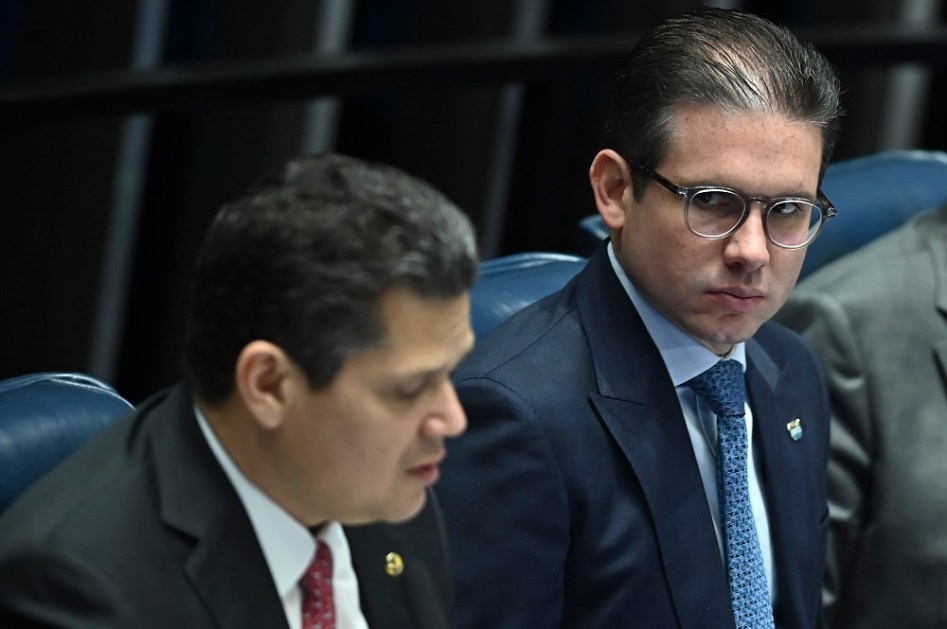 Presidente do Senado, Senador Davi Alcolumbre e Deputado Hugo Motta, presidente da Câmara dos Deputados