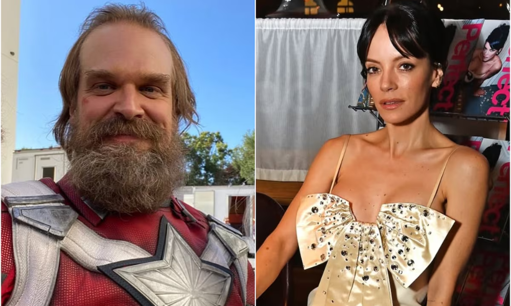 David Harbour e Lily Allen se divorciaram em 2024; em novo álbum, cantora expôs traições do ator Foto: @dkharbour/@lilyallen via Instagram