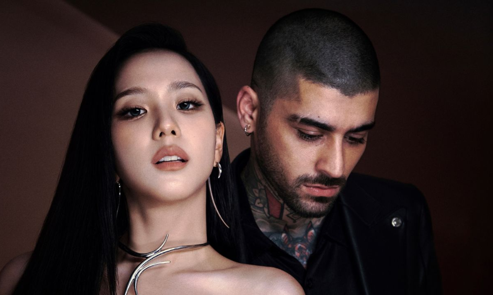 Jisoo e Zayn Malik para o single 'Eyes Closed' - Divulgação/BLISSOO