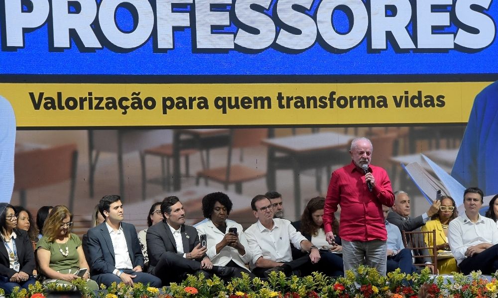 lula envento professor