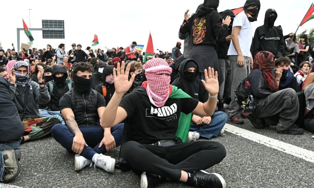 protesto italia