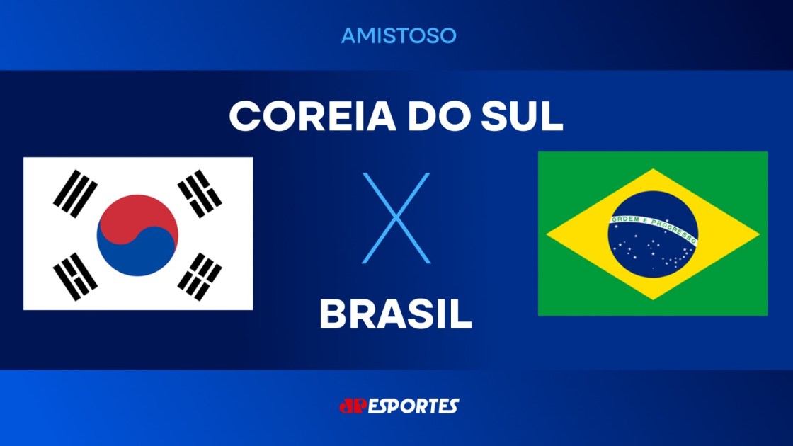 Coréia do Sul x Brasil - 10/10/2025 - Amistoso